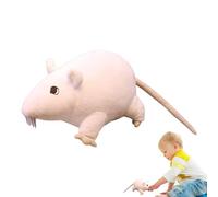 Générique Rats Stuffed Animal - PP Cotton Soft Plush Mice Toy | Realistic Small Animal Plush Doll, Prank Party Halloween Cat Toy | Cute Fake Mouse Stuffed Toys for Kids Home Decoration Use
