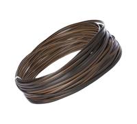 Générique Rattan Chair Repair Kit - Webbing Flexible Replacement, Patio Wicker Furniture Fixing Ribbon, 120ft Length Spool + Flat Weaving, Waterproof Polyethylene - for Sofa Basket & Table