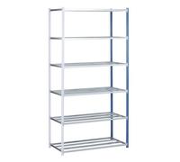 Générique Rayonnages Industri’Pro élément Suivant H 250 x L 127 x P 60 cm tôle d'acier galvanisé (Bleu RAL 5010)