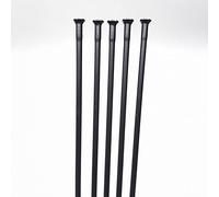 Générique Rayons de Bicyclette Acier 5 PCS/Lot Pillar Pullar Straight Tirez sur 2,2mm-2.0mm Bicyclet Longueur 100-310mm Personnaliser Les Rayons de vélo INOX(287mm)