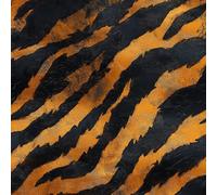 Générique Rayures De Tigre Cheveux Papier Peint Épaissir Mat Auto Adhésif 44x500 cm Rétro à La Mode Meubles Autocollants Amovible Comptoir Contact Papier Stickers Muraux pour Bains Salon Chambre