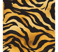Générique Rayures De Tigre Peintes Papier Peint Épaissir Mat Auto Adhésif 44x600 cm Mode Rétro Meubles Autocollants Amovible Comptoir Contact Papier Stickers Muraux pour Bains Salon Chambre