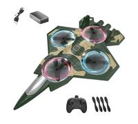 Générique RC Airplane, Remote Control Airplane, 2.4GHz Stunt Roll Jets, Outdoor Flying Toy Aircraft, Beginner Plane for Boys, Girls, and Family Park Or Yard Play, 8.07x5.12x1.77 inches