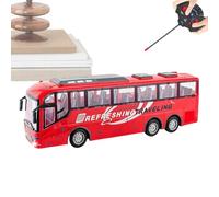 Générique Rc Bus - 1:30 Scale Electric Wireless Vehicle Toy with Light, | Tour Bus Model Toy for Boys Girls Home Apartment Living Room Bedroom