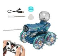 Générique RC Car, Land and Water Vehicle, Adjustable Speed Remote Control Truck, Built-in Water Squirter Feature, Ideal for Rock Crawling, Racing, Pool Fun, Backyard Bashing, Indoor Drifting