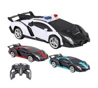 Générique RC Car Robot Toy, Transforming Vehicle Music Lights, Remote Control Feature Interactive Learning, Educational Fun, Home School Garden Backyard Kids Holiday Play, 280g