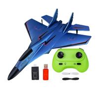 Générique RC Fighter Plane Toy | Remote Control Fighter Plane | Foam Aircraft Model Toy | Pull Back Airplane Toy | Fighter Model for Kids Easy to Control & Fly EVA for All Ages