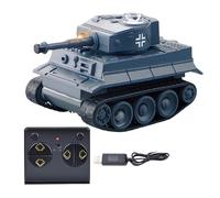 Générique RC Tank, Educational Battle Tanks Toy, Mini Interactive Vehicle, STEM Learning Tool, Realistic Sound and Light, Compact Ideal for Boys Girls Indoor Playroom, Living Room Bedroom