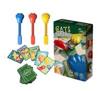 Générique Reaction Card Games, Cat Catches Multiplayer Game, Concentration Training Toy, 1.65x7.13 inches Fun and Educational Board Game, Compact & Travel-Friendly Design for Kids, Family