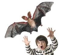 Générique Realistic Bat - 11×4×1.5cm Bat Animal Figurine Model | Mini Simulation Wildlife Toy | Hard Rubber Mini BatOrnament | Kids Learning Educational Party Favor Decoration Collectible