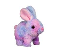 Générique Realistic Bunny Plush - Hopping Toy for Kids Playtime | Soft Plush Build with Natural Movements, Jumping Twitching Nose Wiggling Ears, Robotic Animal Stuffed Companion for Home Birthday