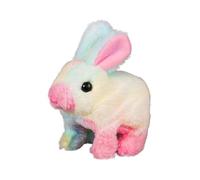 Générique Realistic Bunny - Simulated Rabbit Doll, 1 Piece Robotic Animal for Nurseries, Plush Stuffed Toy with Electronic Motion, Interactive Companion, Animated Creature for Rugs, Playpens and Beds
