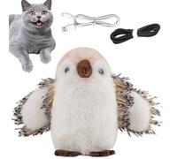 Générique Realistic Cat Toy, Interactive Sound Bird Toys, 6.69x3.94x3.94 inches Compact Design Flapping Birds Plush with Chirping Sounds, Sturdy Fun Exercise Pet Toy for Small Dogs and Kitten