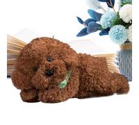 Générique Realistic Dog Plush Soft Toy, Adorable Stuffed Puppy Animal, Huggable Companion for Home and Playtime, Fabric Collection for Children Adults, Family Birthdays