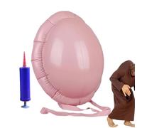 Générique Realistic Inflatable Pregnancy Belly - PVC Faux Stomach Cosplay Prop | Adjustable Apron Style Fake Belly, For Halloween Christmas Role-Playing Elderly Friend, Pranks Costume Accessory