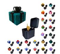 Générique Really Annoying Gift Box with Twisted Storage and Assorted Colours Gift Box 3D Stuffing and Catching Surprise Box Useless and Offset Finger Figurine for Birthday Christmas Parties 8X8 6X6