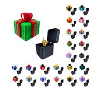 Générique Really Annoying Gift Box with Twisted Storage and Assorted Colours Gift Box 3D Stuffing and Catching Surprise Box Useless and Offset Finger Figurine for Birthday Christmas Parties 8X8 6X6