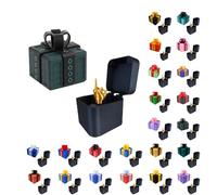 Générique Really Annoying Gift Box with Twisted Storage and Assorted Colours Gift Box 3D Stuffing and Catching Surprise Box Useless and Offset Finger Figurine for Birthday Christmas Parties 8X8 6X6