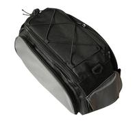 Générique Rear Bike Bag - 15.75 inches Waterproof Trunk Pouch, Adjustable Bicycle Rack Storage Bag | Motorcycle Saddle Cargo Pack, for Commuting, Camping, Travel and Outdoor Road Trip Use