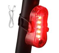 Générique Rear Cycle Light - Smart Bike Light | Cycle Lights Rear | USB Rechargeable Bicycle Tail Lights | Waterproof LED Safety Lamp For Night Riding, Road Cycling, Commuting, And Outdoor Adventures