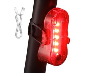 Générique Rear Cycle Light - Smart Bike Light | Cycle Lights Rear | USB Rechargeable Bicycle Tail Lights | Waterproof LED Safety Lamp For Night Riding, Road Cycling, Commuting, And Outdoor Adventures