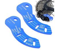 Générique Rear Derailleur Chain Gap Gauge - 2X Bike Adjustment Tool | 12 Speed Chaingap Setup for, Hiking, Road Cycling, City Bicycles, Precise Gear Alignment Smooth Shifting System