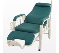Générique Réception Entièrement Inclinable Chaises Médicales de Salle d'attente, Perfusion Réglable Chaise de Dessin de Sang Siège Rembourré Doux Fauteuil Inclinable d'Examen (Green)