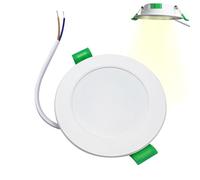 Générique Recessed Ceiling Lights, 3 Color Adjustable Recessed Spotlight, Slim Downlights Dimmable LED Modern Lighting for Indoor Room, Bathroom, Hallway, Kitchen, Bedroom