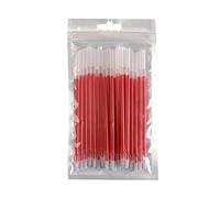 Générique Recharge de Stylo à Bille Gel Neutre, Lot de 20 Mines Rechargeables 0.5mm et 0.38mm sans Fuite d'Encre, pour Bureau, École, Compatible avec la Plupart des Stylos Gel (Rouge 0.38mm)