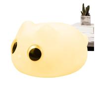 Générique Rechargeable Bed Lamp - Cat Bed Light | Night Lamp for Bedroom, Bedside Light with Long Battery Life, Indoor Lighting Supplies, Cute Lighting for Bedtime Relaxation