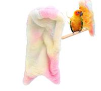 Générique Rechargeable Cage Warmer - Bird Heating Pad for Seasonal Comfort | Soft Plush with Electronic Components, USB Self Heating 40°c Foldable Design, Home, Winter Snow and Cold Weather Holidays