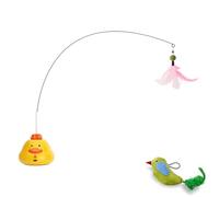 Générique Rechargeable Cat Toy - Automatic Bird Teaser Stick