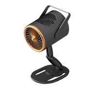 Générique Rechargeable Desktop Smokes Extractor, 17.6x18x20.8cm, Compact Polymer Suction Fan, Multi Angle Ventilation, Apartment Cooking, Searing, Tabletop Use