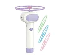 Générique Rechargeable Flying Disc Toy - Glow Propeller Spinner Interactive Pet Toy, LED Disc Fetch Game for Dogs, Training Chasing Toys, Outdoor Indoor Fun Flying Spinner for Yard Garden Balcony Use