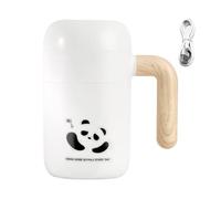 Générique Rechargeable Magnetic Coffee Mug, 15x8cm 340g Stainless Steel ABS Silicone Stirring Cup for Home, Office, Travel, Milk Tea, Hot Chocolate, Juice, Beverages