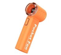 Générique Rechargeable Portable Fan, 5 Speed Mini Handheld Cooling Device Digital Display USB Rechargeable Air Blower Compact Summer Travel Fan, Outdoor School Commuting Beach Dorm Festival Use