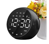 Générique Rechargeable Smart Alarm Clock - Loud Sound Electric Double Bedside Clock with Digital Display | for Heavy Sleepers, Adults, Seniors, Bedroom, Living Room, Study, Office, Home Use