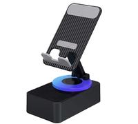 Générique Rechargeable Wireless Speakers, Portable Induction Stand, Non-Slip Audio Holder, Wireless Working, Compact Sound Amplifier, Ideal for Smartphone, Tablet, Music Use, 6.02x4.09x2.56 inches