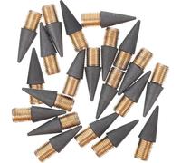 Générique Recharges pour Crayons sans Encre 35 Pcs Pointes de Rechange en Graphite Métal Compatibles Porte-Mines pour Écriture et Dessin Effaçable à Sec Accessoires Papeterie Usage