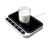 Générique Réchauffeur de Tasse Électrique - avec 8 réglages de température Ajustables - Chauffe-mug - pour Bureau Cuisine Dortoir Appartement Maison de Campagne Eau Lait Déjeuner