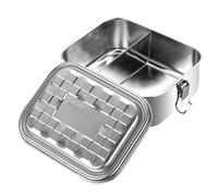 Générique Récipient À Lunch En Acier Inoxydable - Boîte À Lunch En Métal | Récipients À Collations EnMétal Étanches, Récipients Alimentaires Avec Couvercles Pour Et Adultes