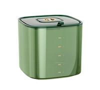 Générique Récipient À Riz - Récipient À Céréales, Distributeur De Riz, Distributeur De Nourriture Hermétique | Caisse De Comptoir Durable Pour L'organisation Des Aliments Secs