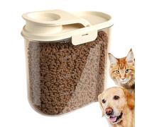 Générique Récipient Alimentaire pour Animaux | Conteneur de Nourriture pour Animal de 2 Litres | Grand Dispenseur Étanche Transparent Anti-Humidité | Organisateur de Céréales Riz Farine de Soja pour