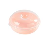 Générique Récipient Alimentaire Rond - PP 13,5X12,5X6,5Cm 75G | Boîte de rangement hermétique pour bagels, sandwichs, collations | Accessoires alimentaires portables pour comptoir de cuisine