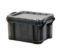 Générique Récipient en Plastique avec Couvercle verrouillable, Black | Couvercle verrouillable, étui de rangement de bijoux anti-poussière pour petits objets, organisateur en plastique
