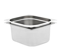 Générique Récipients Gastronorm 2 pcs GN 1/2 150 mm Acier Inoxydable,Arts de la Table & Arts culinaires,Accessoires Petit électroménager,Accessoires pour Tables Chaudes,Argent,2.05 KG,50889