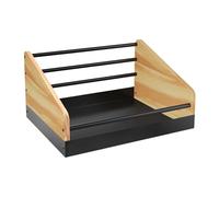 Générique Record Holder - Large Capacity LP Stand, Modern Non Slip Storage Rack with Open Display Design, Easy Access Organization Feature, Ideal Bedroom Living Room Apartment Shop Desk Shelf Table