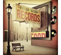 Générique Record Store Retro Wall Light, Retro Vinyl Record Wall Lights, Handmade LED Music Decor, Themed Home Decoration for Music Lover (1 PCS,No light)