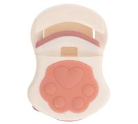 Générique Recourbe-cils Forme Griffe de Chat en PC et Silicone Blanc, Kit Recourbe-cils Portable pour Maquillage et Voyage, Facile Cils Asiatiques