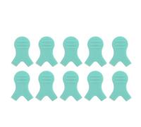 Générique Recourbe-cils Y Vert 10 Pièces avec Brosse pour Permanente et Rehaussement de Cils, Outil Professionnel de Levage et Séparation des Cils, Adapté Salons de Beauté et Usage